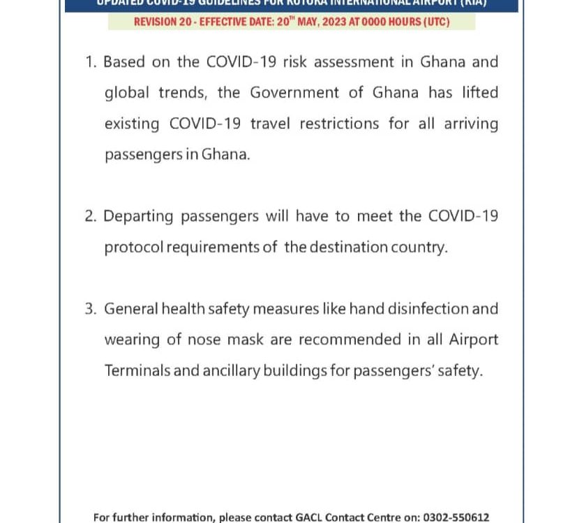 covid 19 travel restrictions in Ghana